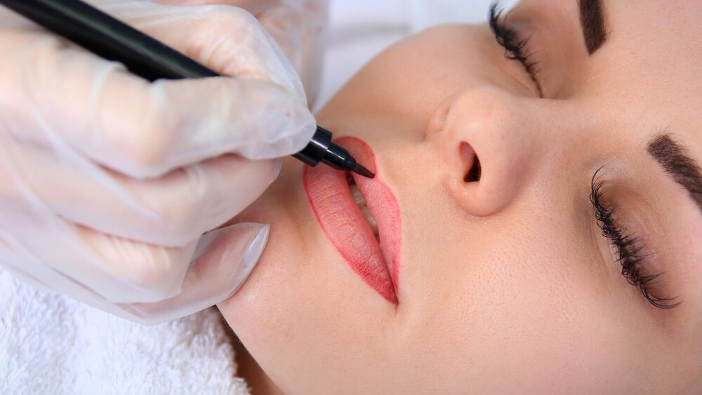 Lip Coloring Procedure